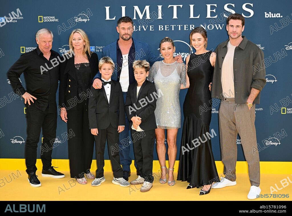 July 17, 2025: Celebrities arrive for premiere of the National Geographic docu-series âLimitless: Live Better Nowâ at Odeon Luxe, Leicester Square, London..Featuring: Craig Hemsworth, Leonie Hemsworth, Chris Hemsworth, Elsa Pataky, Tristan Hemsworth, Sasha Hemsworth, Gabriella Brooks, Liam Hemsworth.Where: London, United Kingdom.When: 17 Jul 2025.Credit: Cover Images (Credit Image: © Cover Images via ZUMA Press).