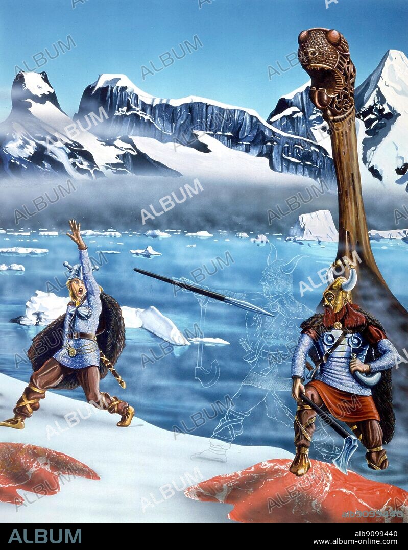 Siegfried battles Brunhilde. by Peter Robinson. ©2006 TopFoto.