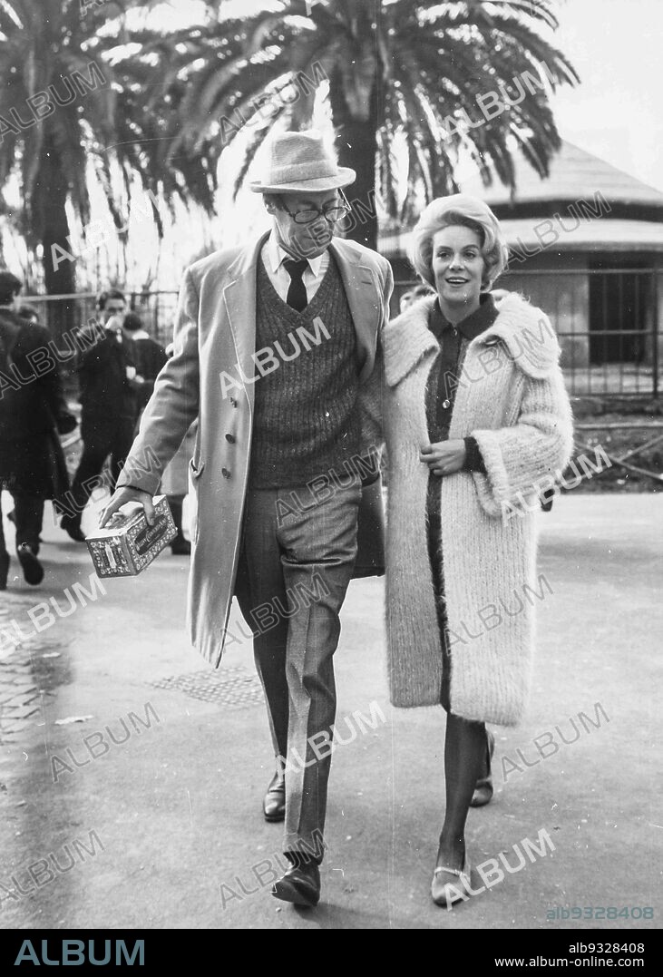 Rex Harrison and Rachel Roberts, 1962.