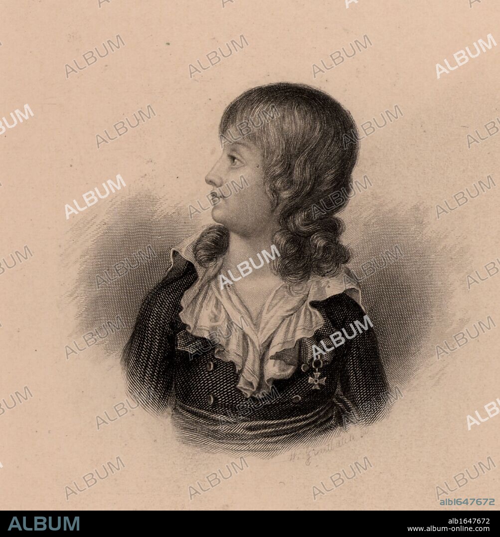 Louis XVII (1785-1795) son of Louis XVI and Marie Antoinette.  After the execution of his father he was titular king of France from 1793.  He was held in prison by revolutionaries, where he died.   (Photo by: Universal History Archive/UIG via Getty Images).