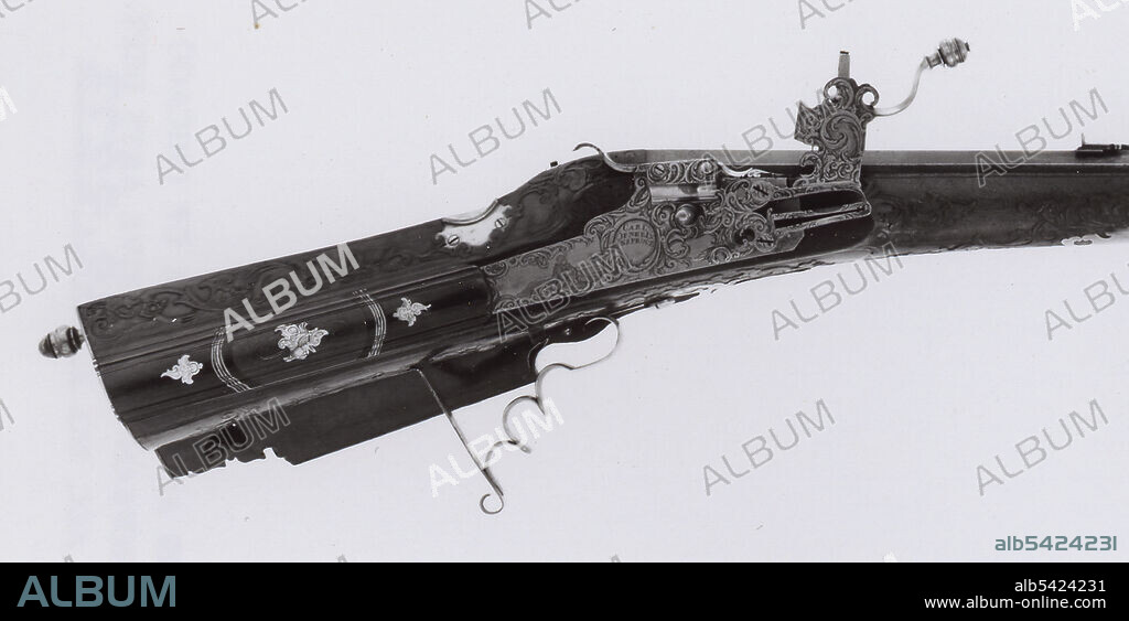 JOHAN CARL ÖFNER. Wheellock Rifle, Austria, c. 1720.