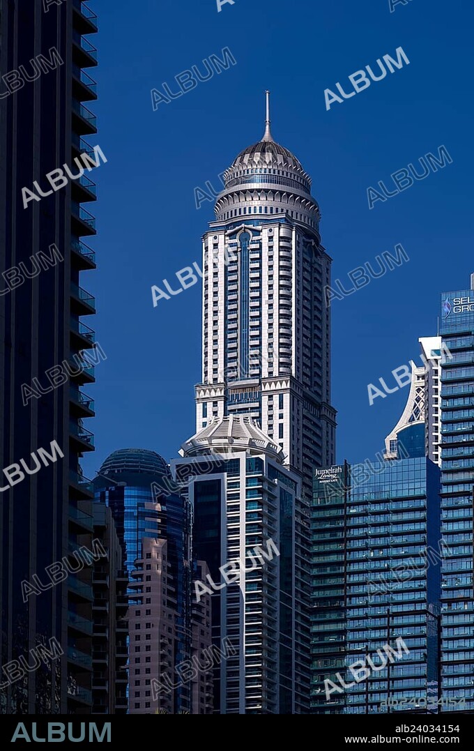 Princess Tower, Skyline, Dubai Marina, Dubai, United Arab Emirates, VAR