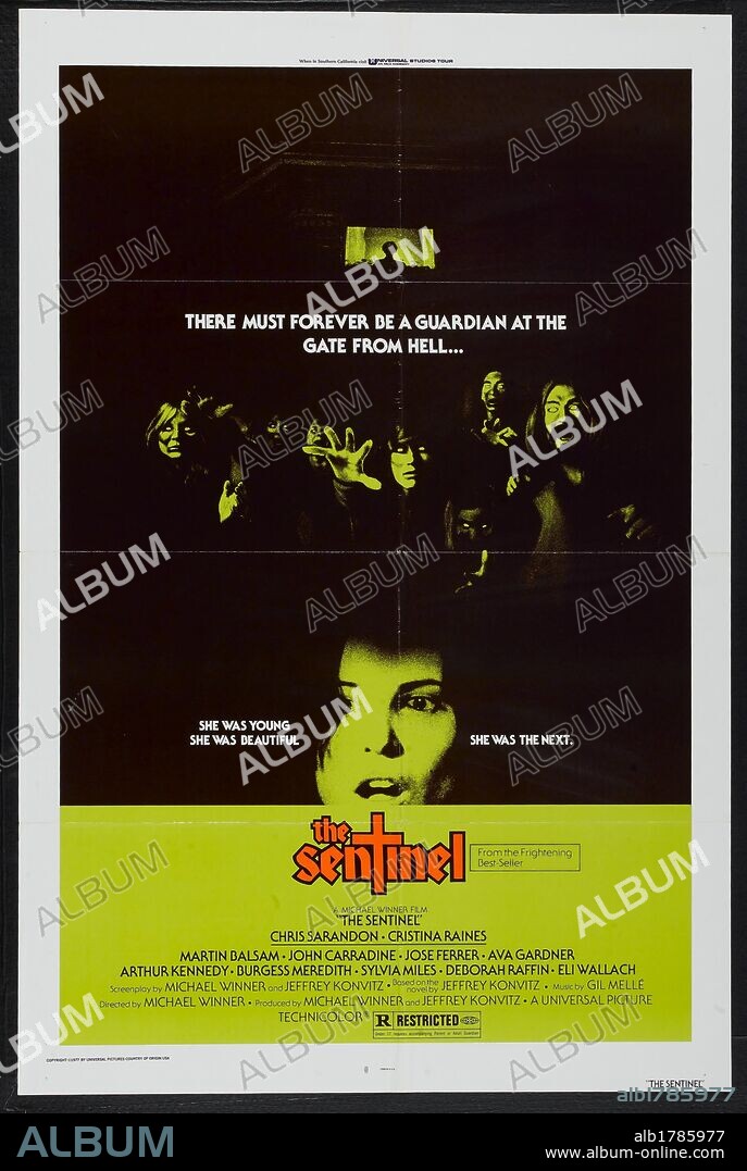 Poster de LA CENTINELA, 1977 (THE SENTINEL), dirigida por MICHAEL WINNER. Copyright UNIVERSAL PICTURES.