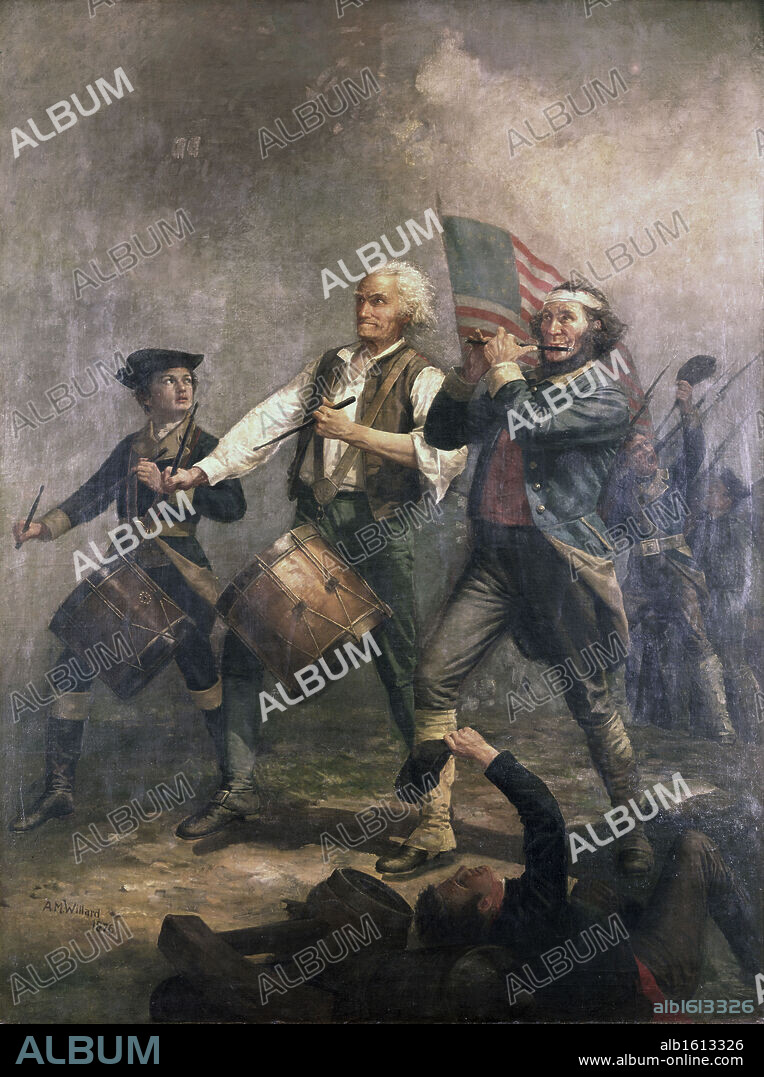 The Spirit of '76   Archibald M. Willard (1836-1918 American)  Abbot Hall, Marblehead, MA.