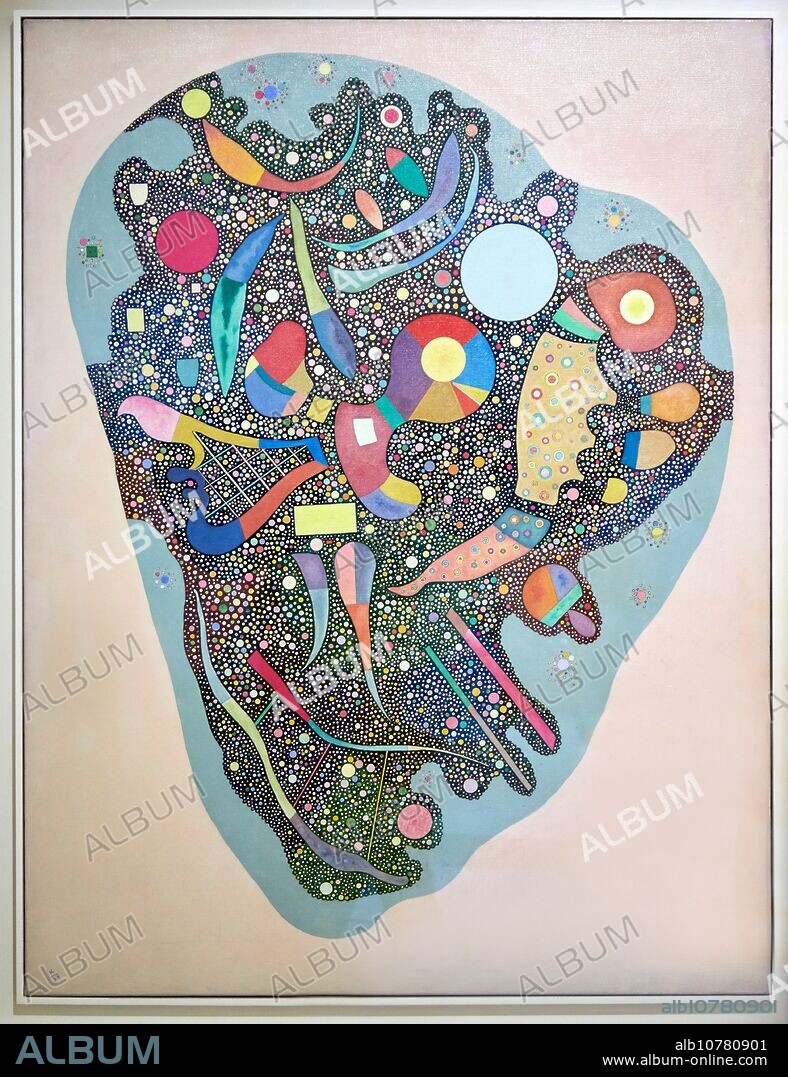 "Entassement réglé", 1938, Vassily Kandinsky, Centre Pompidou, Paris, France, Europe.