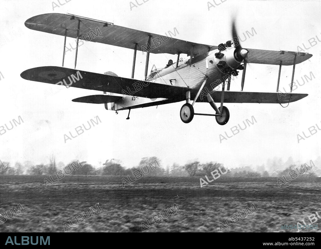 Australia's New Aircraft. First R.A.A.F. "Wapiti" Christened. A demonstration flight by Flight-Lieut. L. Pacet after the ceremony, at Yeovil. Lady Ryrie, the wife of the wish Commissioner for Australia, yesterday at the Westland Aircraft Works, christened the first of a fleet of twenty-eight "Wapiti" general purposes" aeroplanes, fitted with "Jupiter" engines, ordered for the Royal Australian Air Force. This batch of machines is fitted with wing slots, but, unlike the name type supplied to the R.