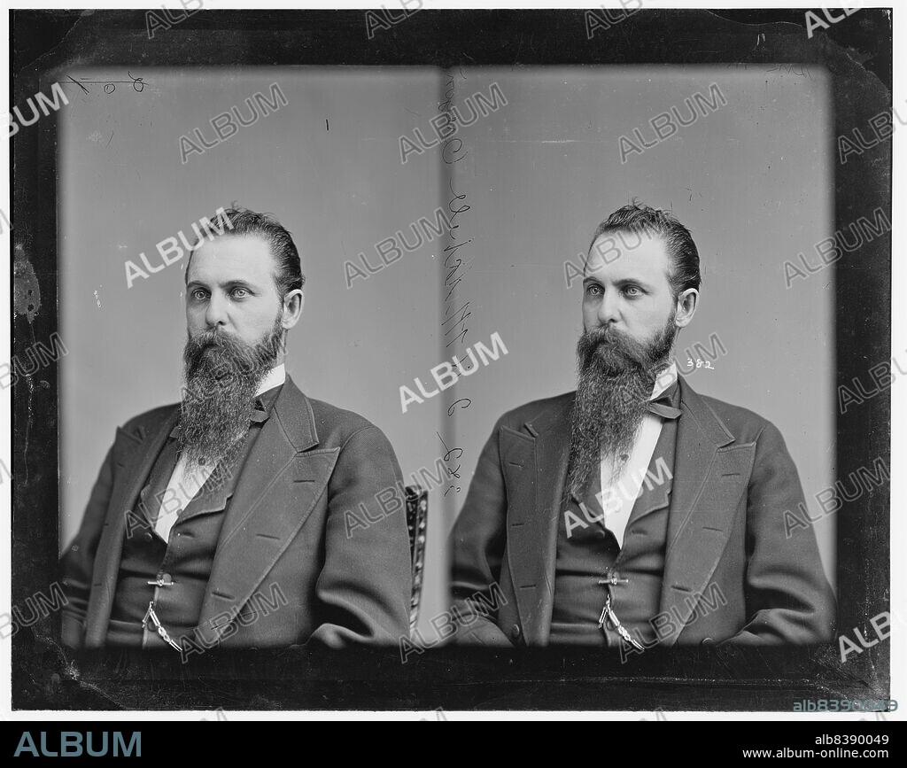 John Hipple Mitchell of Oregon, 1865-1880. Mitchell, Hon. John Hipple of Oregon, between 1865 and 1880. [Lawyer, politician, convicted criminal: charged with bigamy, desertion and living under an assumed name; convicted in the Oregon land fraud scandal, involving his use of political influence in the federal government to help clients with their land claims].