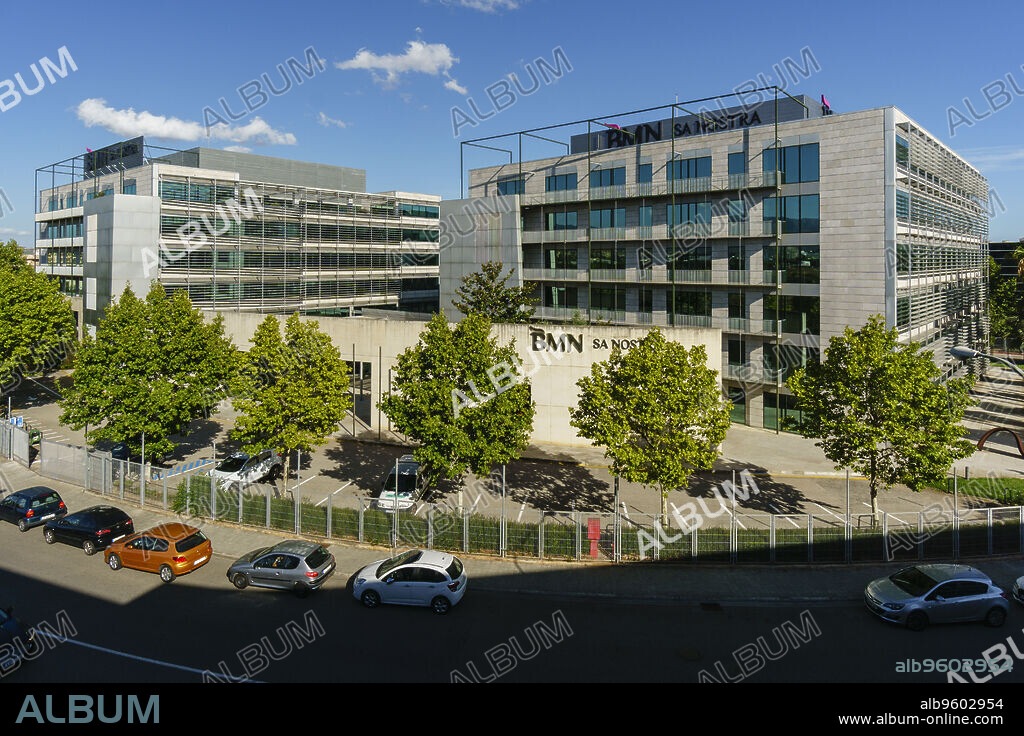oficinas centrales del banco BMN Sa Nostra, poligono de Son Fuster, Palma,Mallorca, balearic islands, spain, europe.