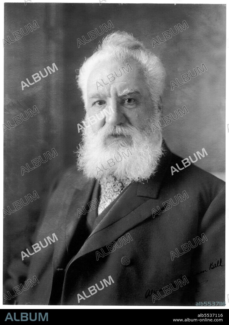 Alexander Graham Bell (March 3, 1847 – August 2, 1922) was an eminent Scottish-born scientist, inventor, engineer and innovator who is credited with inventing the first practical telephone. Bell's father, grandfather, and brother had all been associated with work on elocution and speech, and both his mother and wife were deaf, profoundly influencing Bell's life's work. His research on hearing and speech further led him to experiment with hearing devices which eventually culminated in Bell being awarded the first U.S. patent for the telephone in 1876. Bell considered his most famous invention an intrusion on his real work as a scientist and refused to have a telephone in his study. Many other inventions marked Bell's later life, including groundbreaking work in optical telecommunications, hydrofoils and aeronautics. In 1888, Bell became one of the founding members of the National Geographic Society.