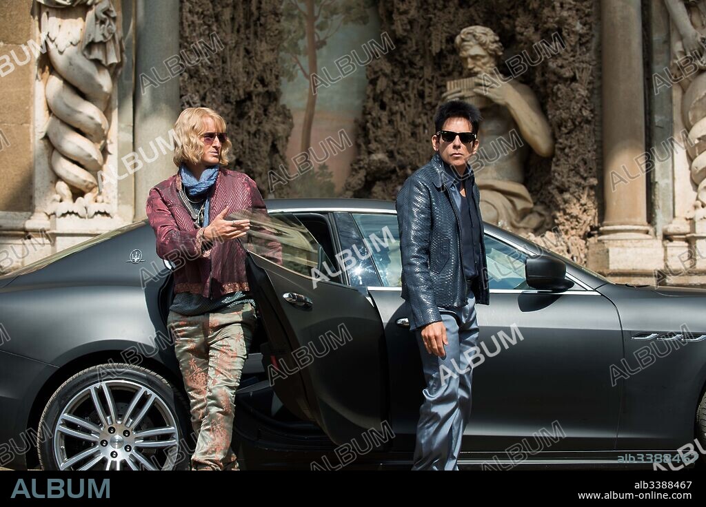 BEN STILLER y OWEN WILSON en ZOOLANDER 2, 2016, dirigida por BEN STILLER. Copyright RED HOUR FILMS/SCOTT RUDIN PRODUCTIONS.