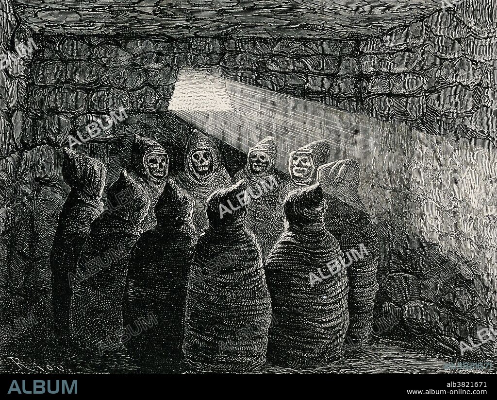 Ten Corpses in Chullpa, South America, 1860