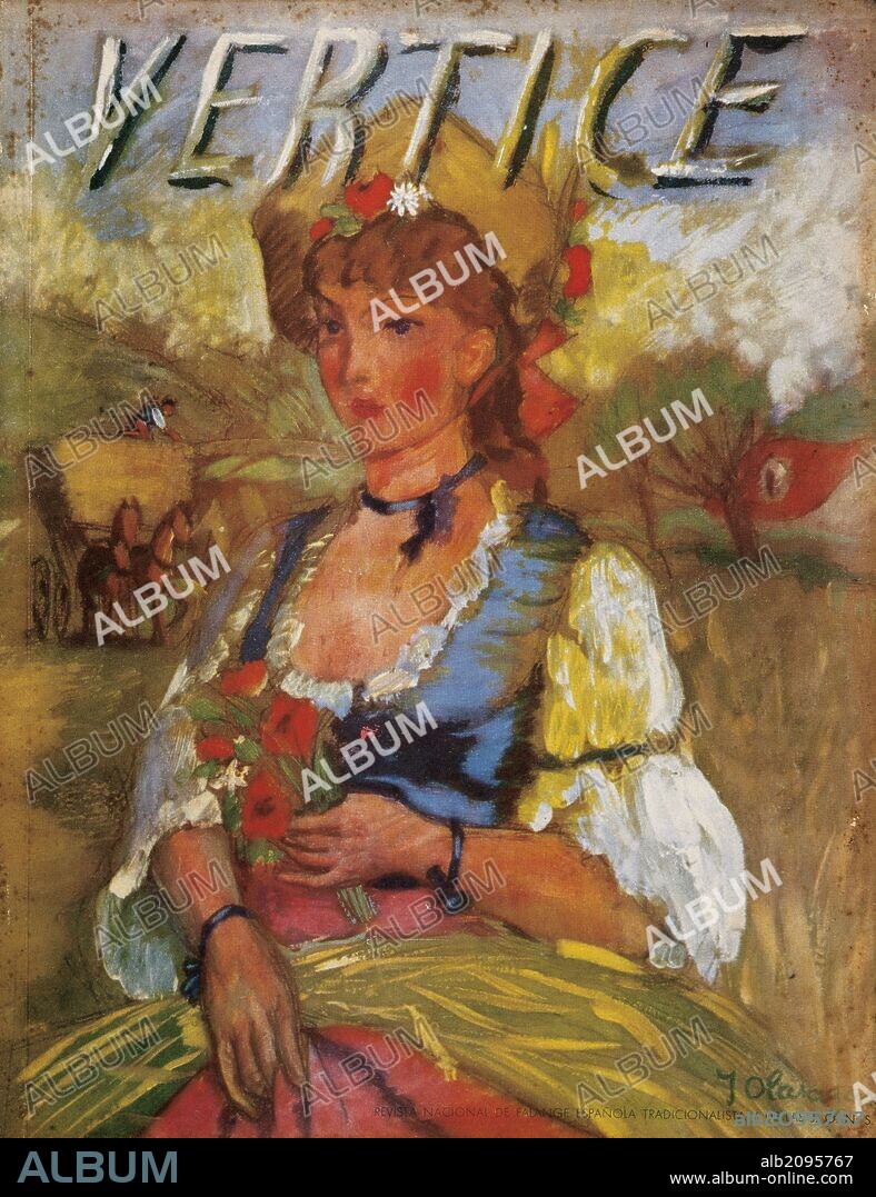 "VERTICE". Revista editada por la Falange Española Tradicionalista y de las J. O. N. S. Ejemplar de agosto-septiembre de 1939. España.