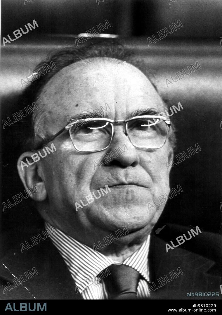 April 4, 1978. An image of Santiago Carrillo.