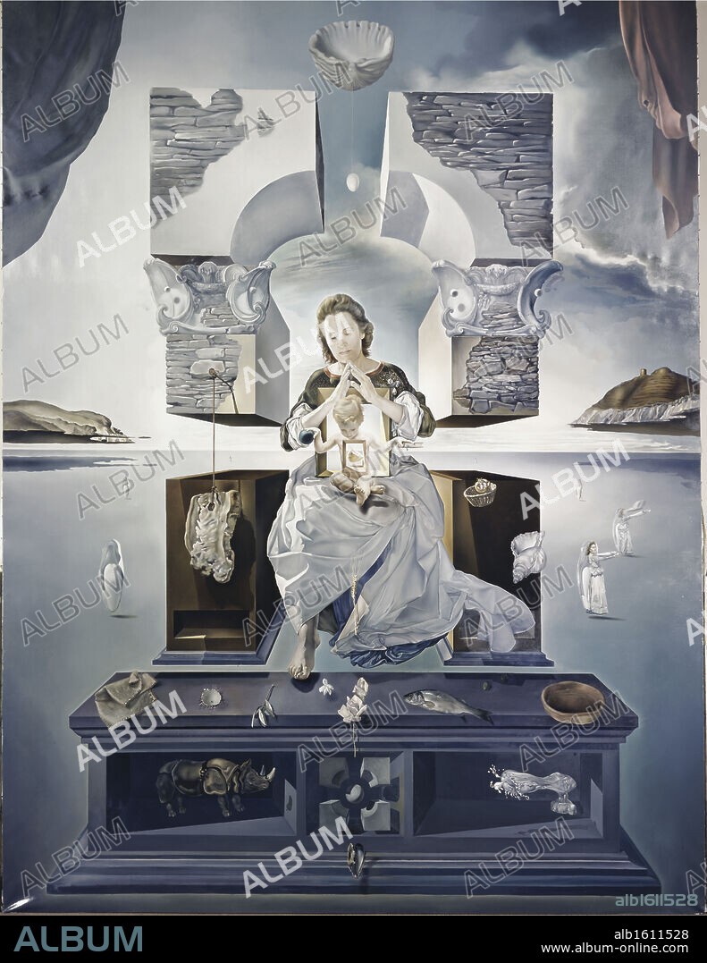 SALVADOR DALÍ. Madonna of Port Lligat by Salvador Dali, 1904-1989, Lady James Dunn, Canada.