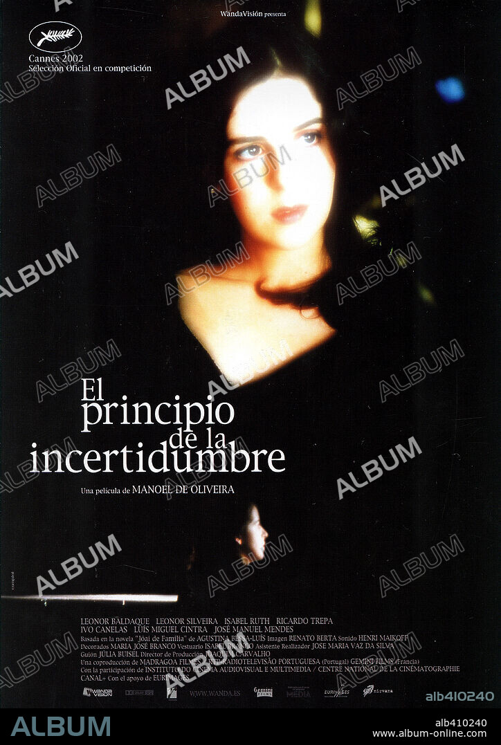 Poster of THE UNCERTAINTY PRINCIPLE, 2002 (O PRINCIPIO DA INCERTEZA), directed by MANOEL DE OLIVEIRA. Copyright MADRAGOA FILMES/RTP/GEMINI FILMS.