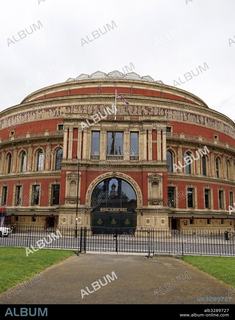 The Royal Albert Hall is a concert hall in South Kensington, London. It has a capacity of up to 5,272 seats. Since its opening by Queen Victoria in 1871, the world's leading artists from many performance genres have appeared on its stage. The Hall was originally supposed to have been called the Central Hall of Arts and Sciences, but the name was changed to the Royal Albert Hall of Arts and Sciences by Queen Victoria upon laying the Hall's foundation stone in 1867, in memory of her husband consort, Prince Albert who had died six years earlier.