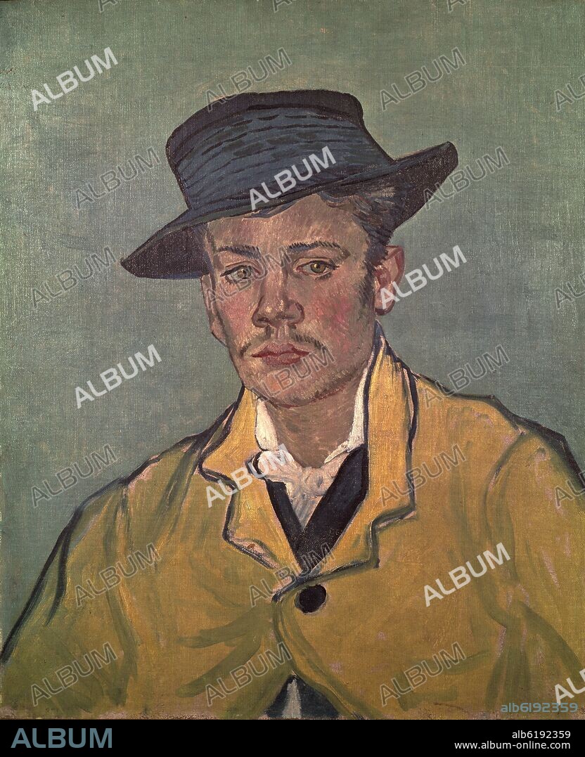 VICENT VAN GOGH (1853-1890). RETRATO DE ARMAND ROULIN A LA EDAD DE 17 AÑOS-NOV/DICIEMBRE 1888- O/L 65 X 54,1 CM.