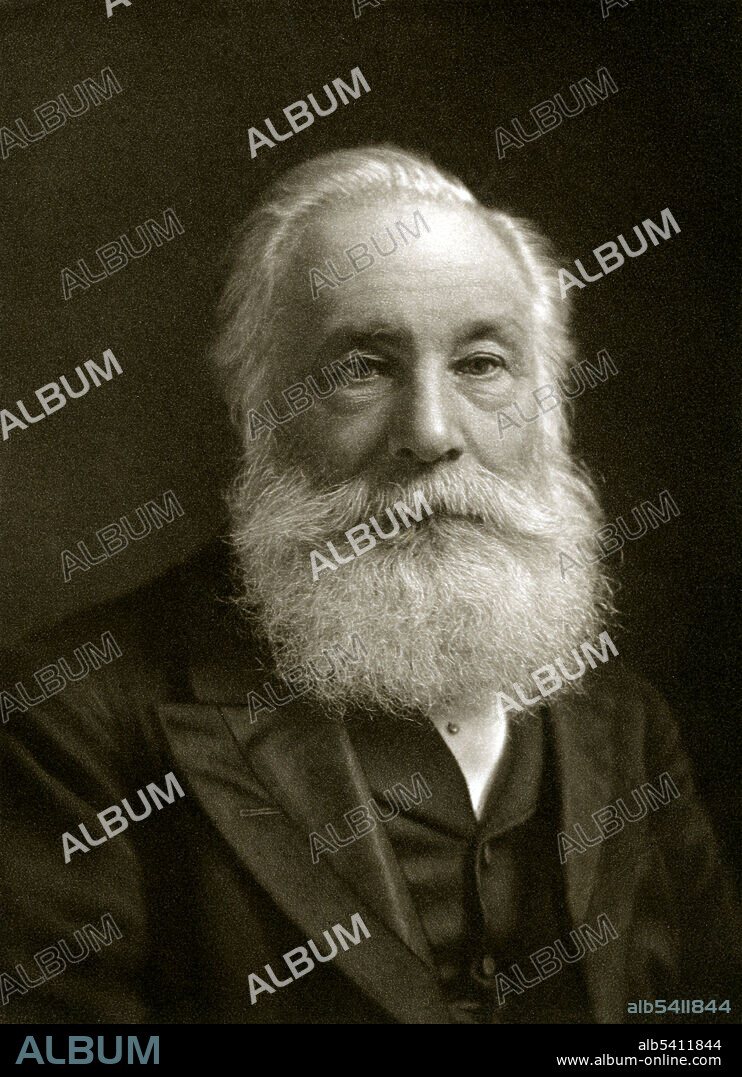 William Henry Perkin (March 12, 1838 - July 14, 1907) was an English chemist best known for his discovery, at the age of 18, of the first aniline dye, mauveine. Having invented the dye, he was still faced with the problems of raising the capital for producing it, manufacturing it cheaply, adapting it for use in dyeing cotton, gaining acceptance for it among commercial dyers, and creating public demand for it. He persuaded his father to put up the capital, and his brothers to partner him in the creation of a factory. He became rich and continued active research in organic chemistry for the rest of his life. Elliot & Fry, 1906 (cropped and cleaned).