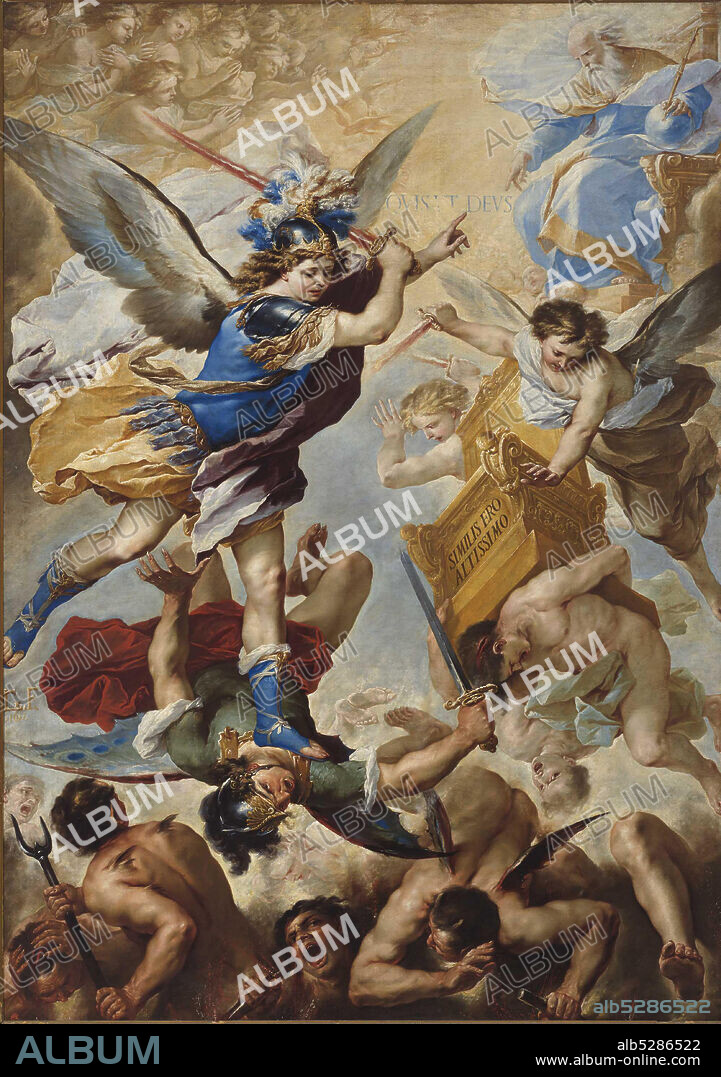 LUCA GIORDANO. Archangel Michael defeats the rebel angels.