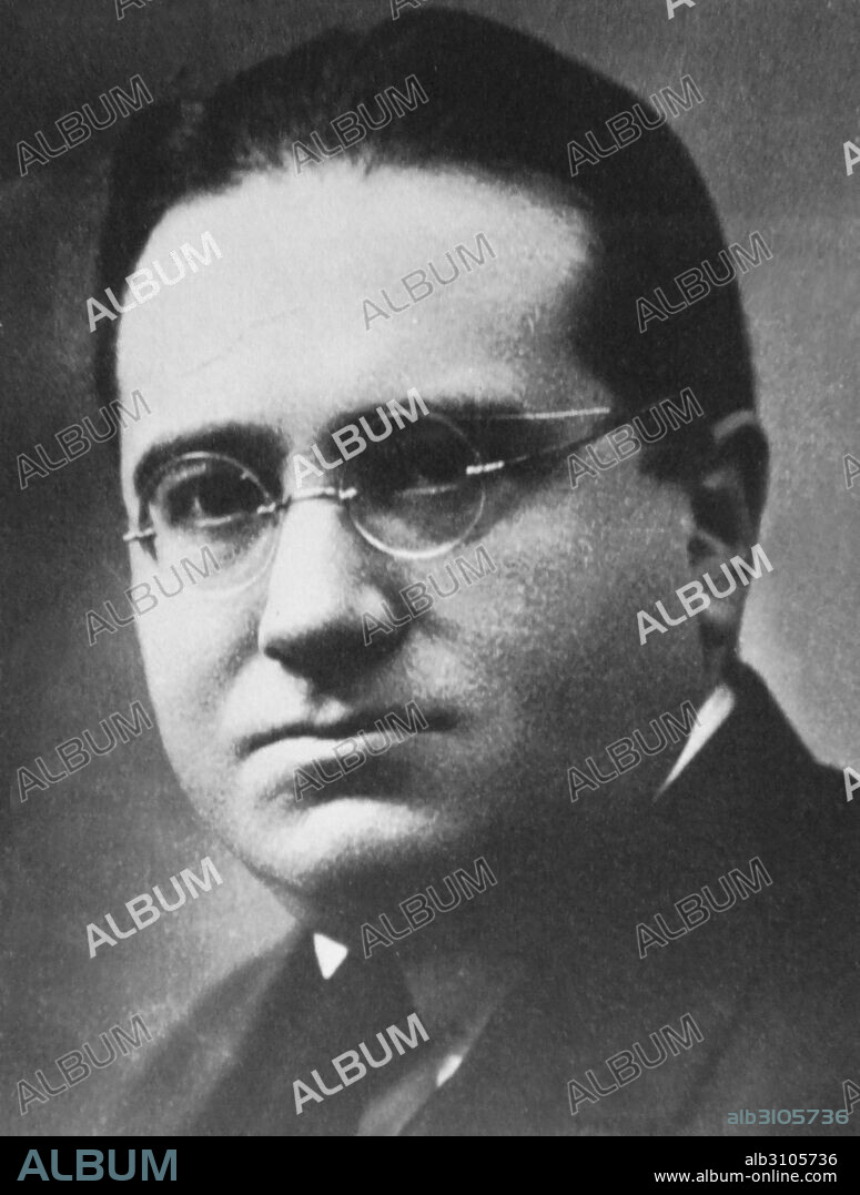 Luis Araquistáin Quevedo (1886 – 1959) Spanish politician and writer. Member of the Spanish Socialist Workers' Party (PSOE). In 1932 he was named ambassador to Germany and in September 1936 ambassador to France, where until May 1937 he took charge of buying arms for the Republican army in the Spanish Civil War.