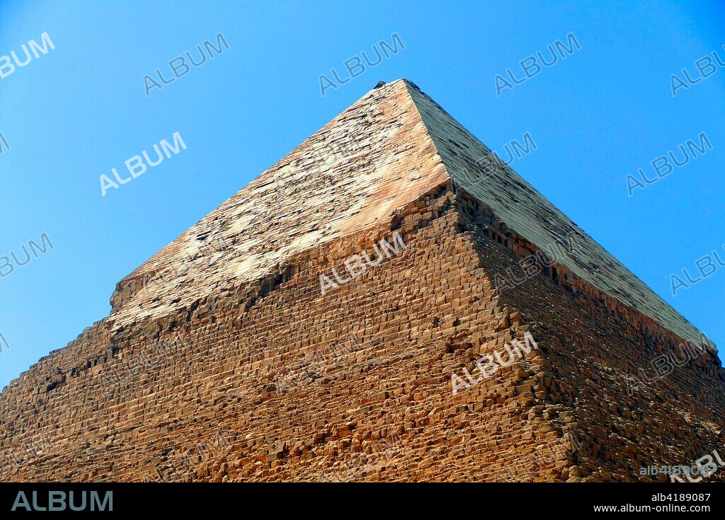 Pyramid of Khafre or of Chephren. is the second-tallest and second-largest of the Ancient Egyptian Pyramids of Giza and the tomb of the Fourth-Dynasty pharaoh Khafre (Chephren). who ruled from c.?2558 to 2532 BC.