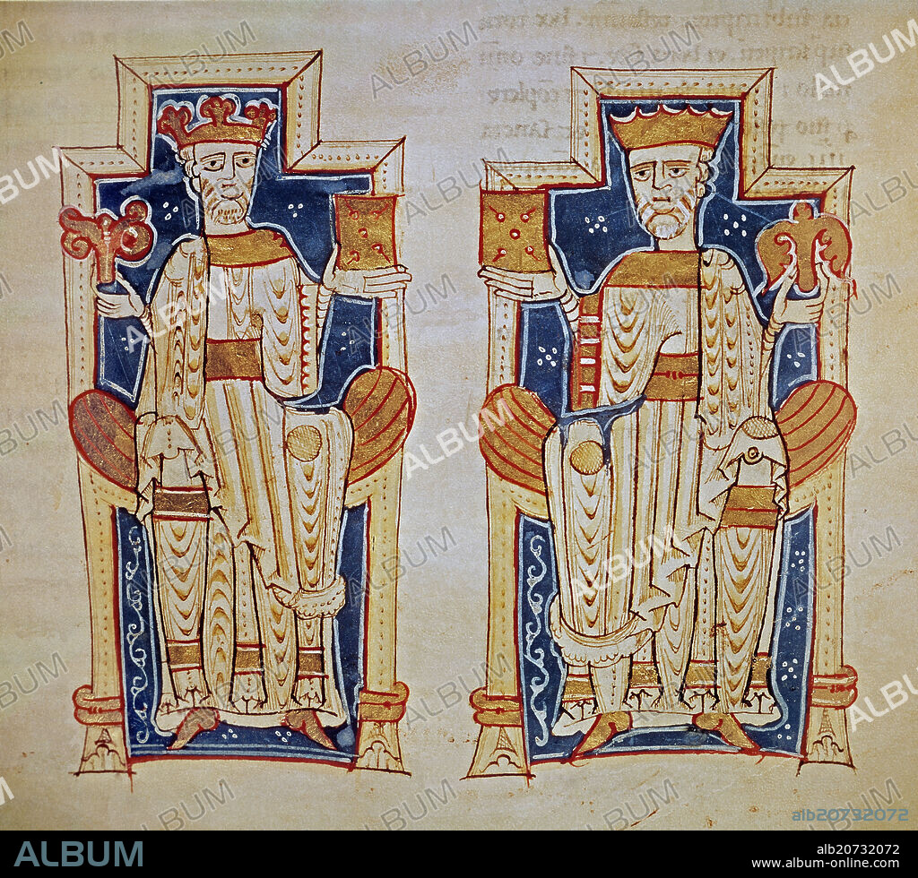 ALFONSO DE POITIERS CONDE DE TOLOSA Y RAMON BERENGUER III - SIGLO XII.