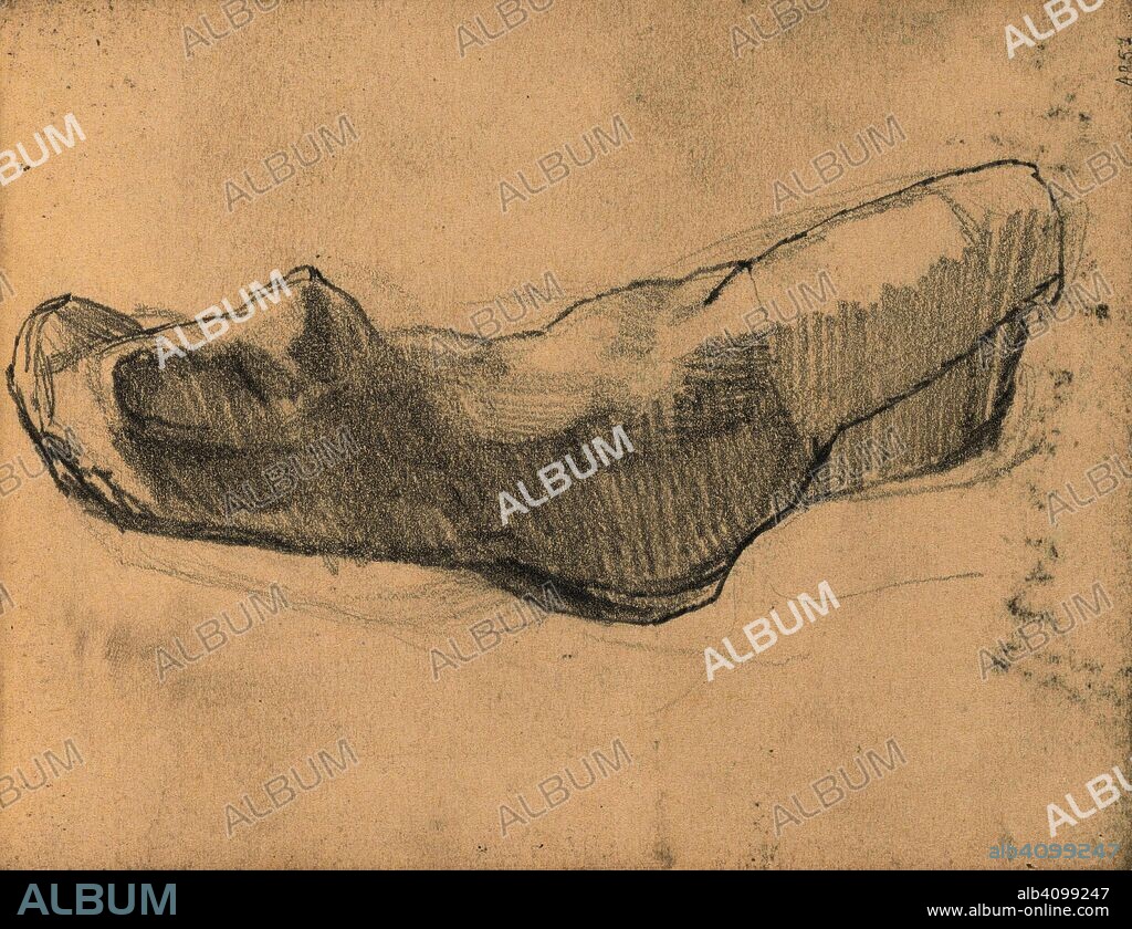 VINCENT VAN GOGH. Plaster Cast of a Woman's Torso. Date: probably February 1886. Dimensions: 10.2 cm x 13.6 cm.