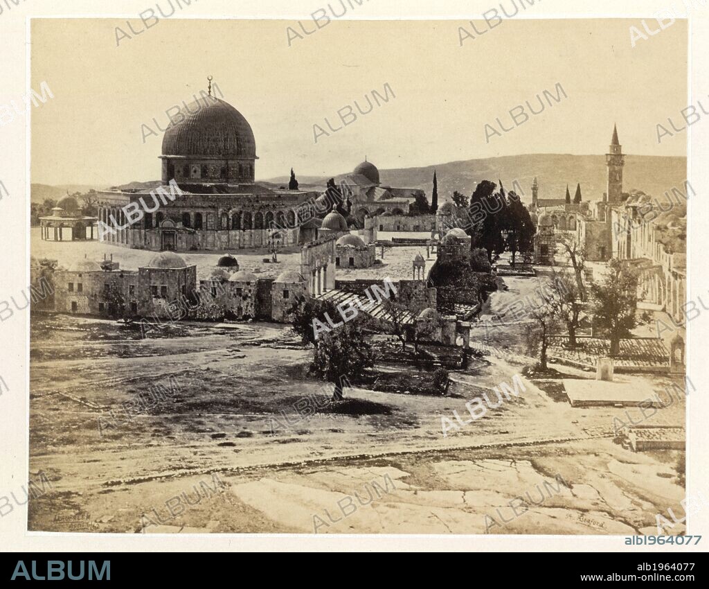 W. M THOMPSON. A photographic view of Jerusalem. The Holy Land, Egypt, Constantinople, Athens ... A series of forty-eight photographs, taken by F. Bedford, for the Prince of Wales during the Tour in the East, in which he accompanied His Royal Highness. London, 1866. Source: 10076.g.1, plate 16. Language: English.