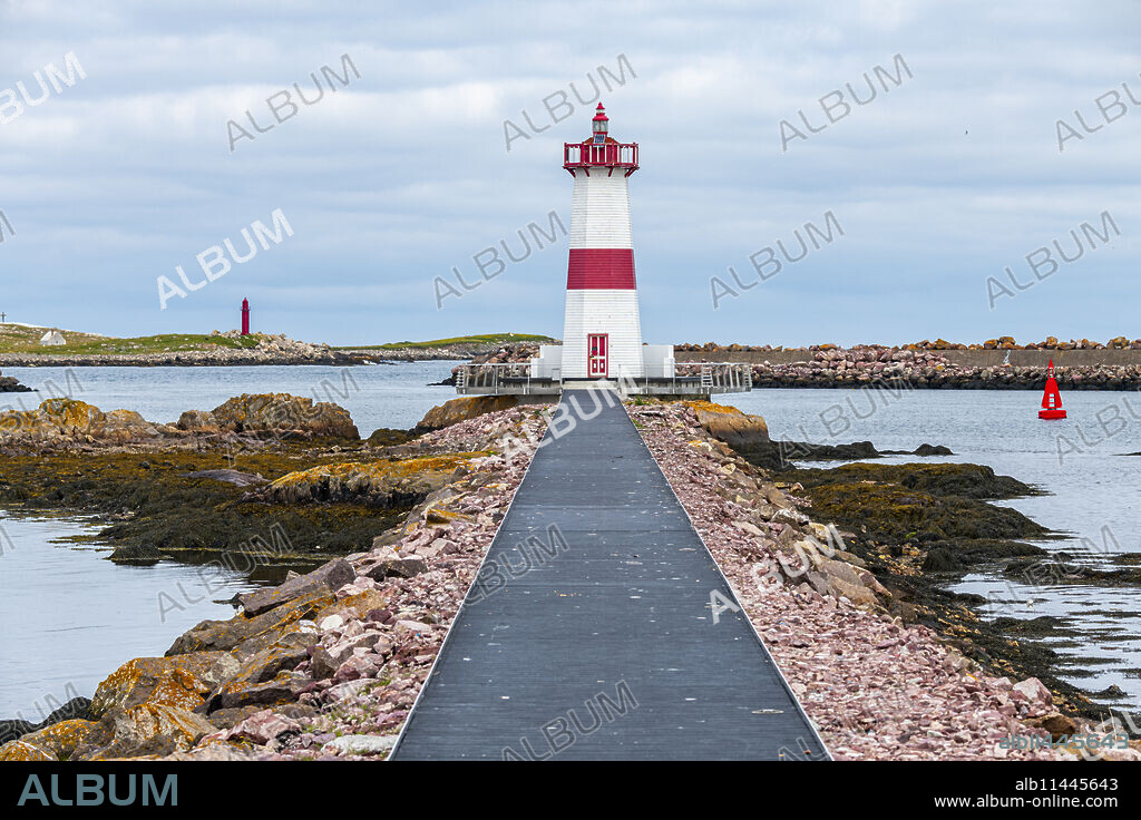 Lighthouse of St. Pierre, Territorial Collectivity of Saint-Pierre and Miquelon, France.