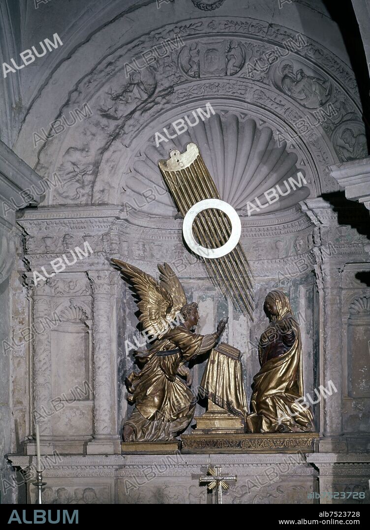 JERONIMO QUIJANO (1500-1563). CAPILLA DE LA ENCARNACION - ANUNCIACION - SIGLO XVI.