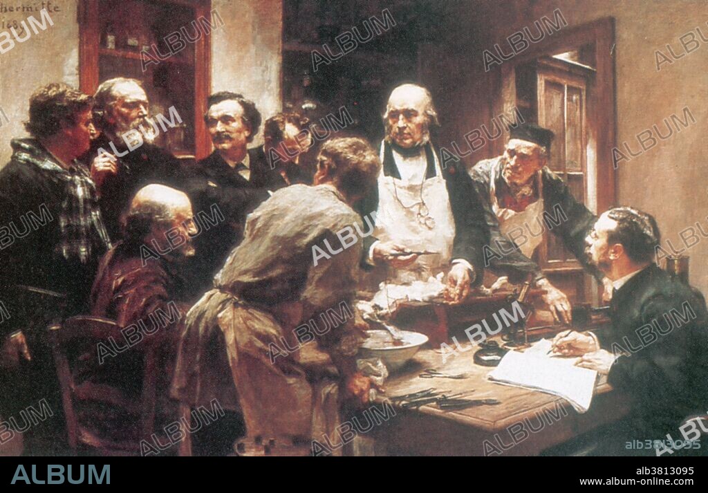 Claude Bernard demonstrates an experiment for the chemist Henri Sainte-Claire Deville (seated at left), in a prize winning painting by Leon Lhermitte (1889). Claude Bernard (1813-1878) was a French physiologist. Milieu interieur is the key process with which Bernard is associated. He wrote, "La fixite du milieu interieur est la condition d'une vie libre et independante" (The constancy of the internal environment is the condition for a free and independent life). This is still the underlying principle of homeostasis today. He was one of the first to suggest the use of blind experiments to ensure the objectivity of scientific observations. In An Introduction to the Study of Experimental Medicine (1865), Bernard describes what makes a scientific theory good and what makes a scientist important, a true discoverer. Unlike many scientific writers of his time, Bernard writes about his own experiments and thoughts, and uses the first person. The basic principles are: known and unknown, induction and deduction, cause and effect, verification and disproof, determinism and averages, truth versus falsification and discovering versus despising.