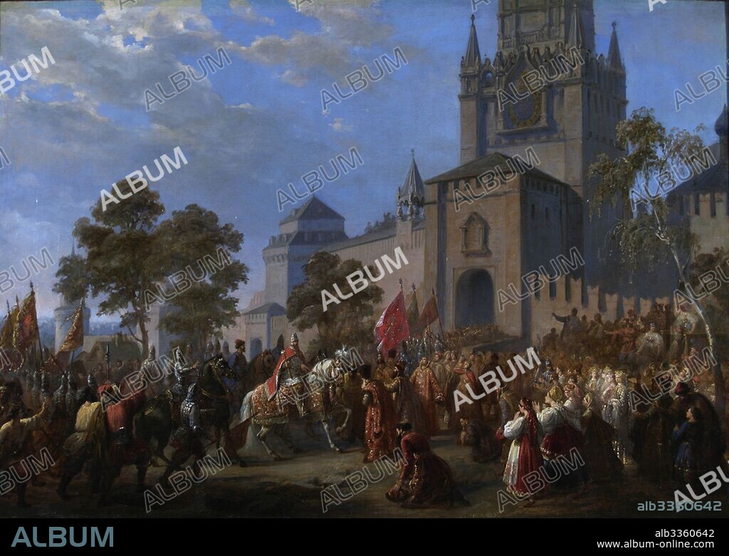 COSROE DUSI. The national uprising of Kuzma Minin and Count Dmitry Pozharsky.