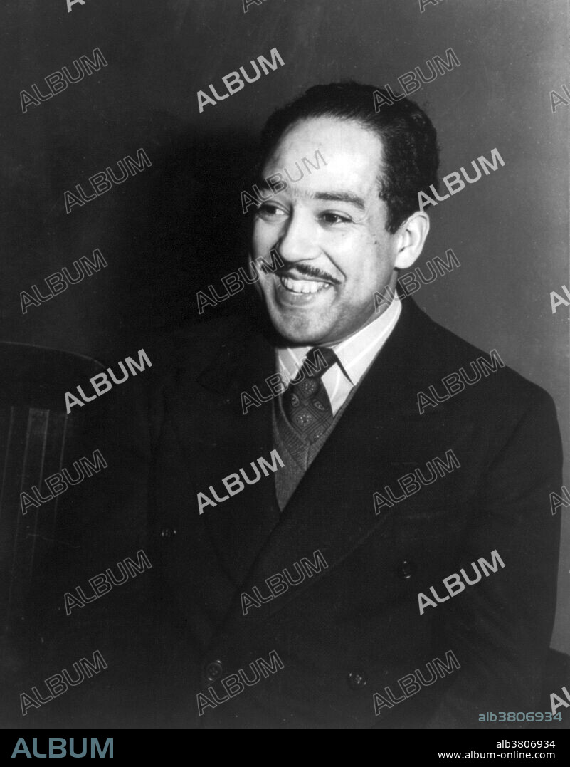 Hughes photographed by Jack Delano, 1942. James Mercer Langston Hughes (February 1, 1902 - May 22, 1967) was an American poet, social activist, novelist, playwright, and columnist. After travels to Mexico, west Africa, Paris and England he returned to the US and settled in Washington D.C. There he met the poet Vachel Lindsay who publicized his discovery of a new black poet. By this time, Hughes's earlier work had been published in magazines and was about to be collected into his first book of poetry. He earned a B.A. degree from Lincoln University in 1929, and returned to New York. Except for travels to the Soviet Union and parts of the Caribbean, he lived in Harlem for the remainder of his life, and is best remembered as a leader of the Harlem Renaissance. His main concern was the uplift of his people, whose strengths, resiliency, courage, and humor he wanted to record as part of the general American experience. Permeating his work is pride in the African-American identity and its diverse culture. He died in 1967 from complications after abdominal surgery, related to prostate cancer, at the age of 65.