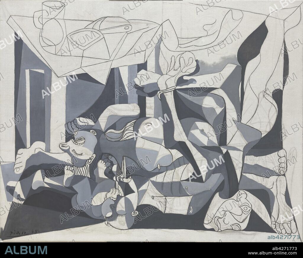 PABLO PICASSO. The Charnel House.