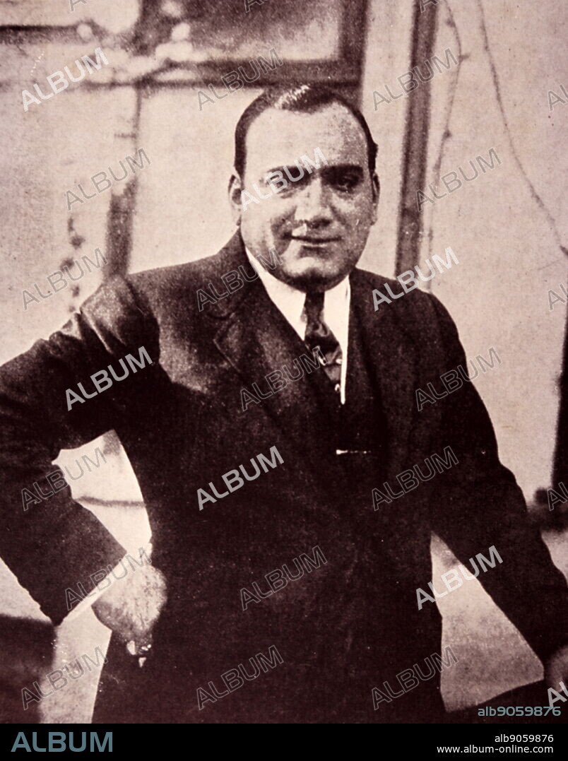 Enrico Caruso (1873 August 2, 1921) Italian operatic tenor. Dated 20th Century.
