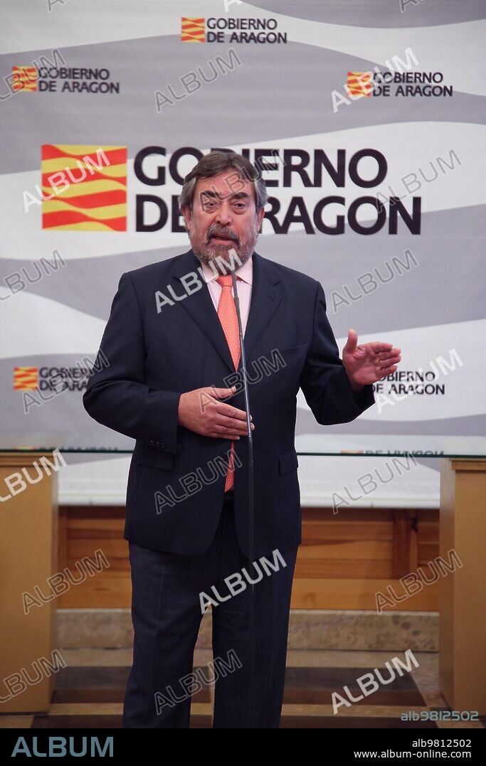 Zaragoza 01 de septiembre de 2011 El alcalde de Zaragoza Juan Alberto Belloch mantiene un encuentro con la presidenta del Gobierno de Aragón Luisa Fernanda Rudi foto Fabián Simón archdc.
