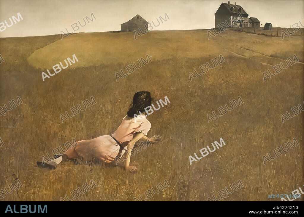 Andrew Wyeth / 'Christina's World', 1948, Óleo sobre lienzo, 81,9 x 121,3 cm.