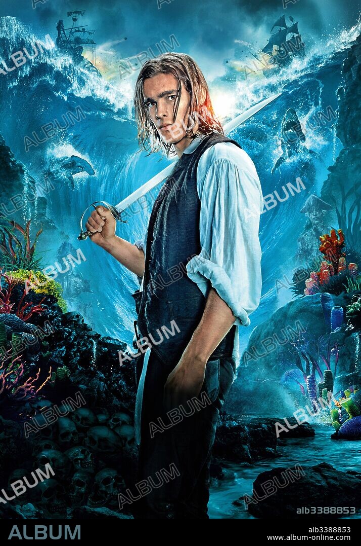 BRENTON THWAITES en PIRATAS DEL CARIBE 5: LA VENGANZA DE SALAZAR, 2017 (PIRATES OF THE CARIBBEAN: DEAD MEN TELL NO TALES), dirigida por ESPEN SANDBERG y JOAQUIN ROA. Copyright WALT DISNEY PICTURES/JERRY BRUCKHEIMER FILMS/INFINITUM NIHIL.