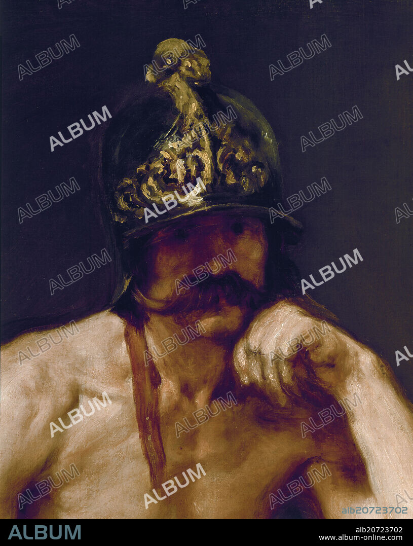 DIEGO VELAZQUEZ (1599-1660). EL DIOS MARTE - DETALLE - 1638 - OLEO/LIENZO - BARROCO ESPAÑOL - NP 1208 - CONJUNTO 16357.