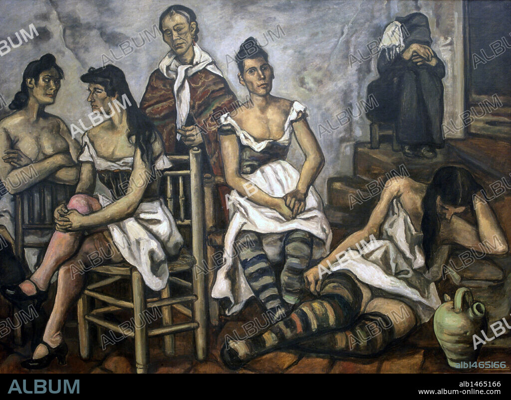 JOSÉ GUTIERREZ SOLANA. JOSE GUTIERREZ SOLANA. PINTOR ESPAÑOL . MADRID 1886 - 1945. " LA CASA DEL ARRABAL " OLEO DEL AÑO 1934. COLECCION PARTICULAR . MADRID. ATENCION: AUTOR CONTEMPORANEO SUJETO A COPYRIGHT ©. EL CLIENTE FINAL ES RESPONSABLE DE LA GESTION DE LOS DERECHOS DE AUTOR CON LAS SOCIEDADES EXISTENTES DE GESTION DE DERECHOS O DIRECTAMENTE CON LOS ORGANISMOS TITULARES DE LOS MISMOS.