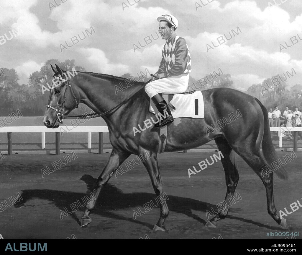 Native Dancer (1950) was a great-great-grandson by Polynesian of Phalaris; his dam Geisha was a granddaughter of Display (by Fair Play). The blood is American to an exceptional degree, which may explain the success of his get, as an outcross, at stud in Europe. He first ran and won at Jamaica on 19th April 1952; he was always odds-on thereafter; he won the rest of his eight races as a two-year-old and all but one of his total of 22. The History of Horse Racing by Roger Longrigg, page 282.