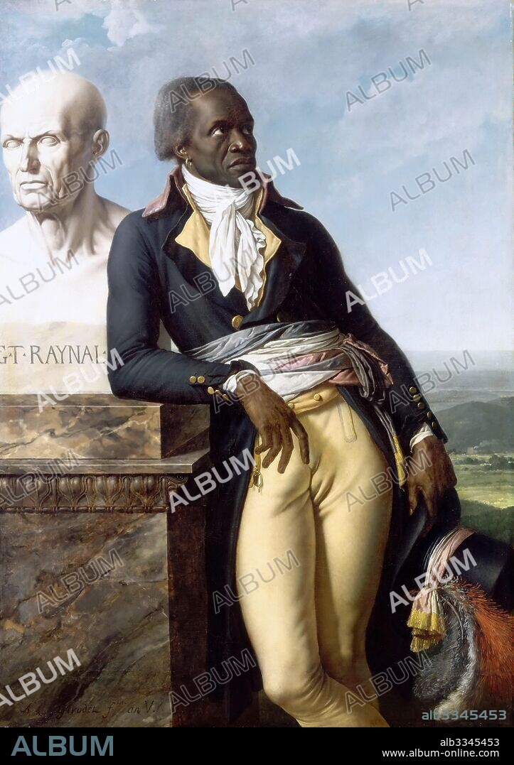 ANNE LOUIS GIRODET DE ROUCY TRIOSON. Portrait of Jean-Baptiste Belley.