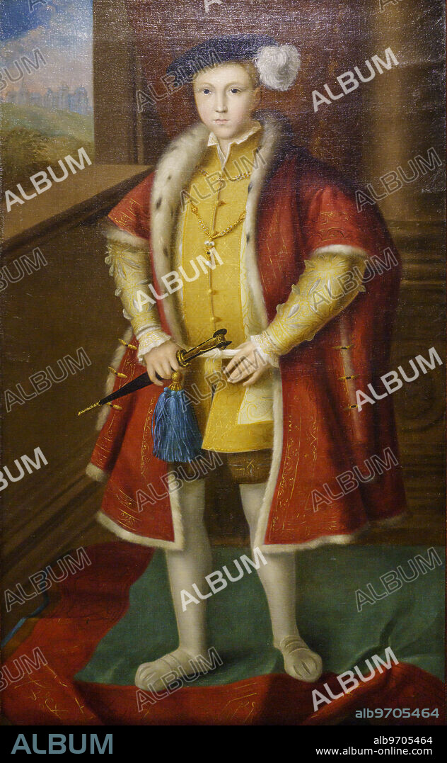 Portrait of the Prince of Wales, Edward VI of England, Nins, portraits of children s. XVI-XIX, Sa Bassa Blanca Museum (msbb). Yannick Vu and Ben Jakober , Alcudia, Majorca, Spain.