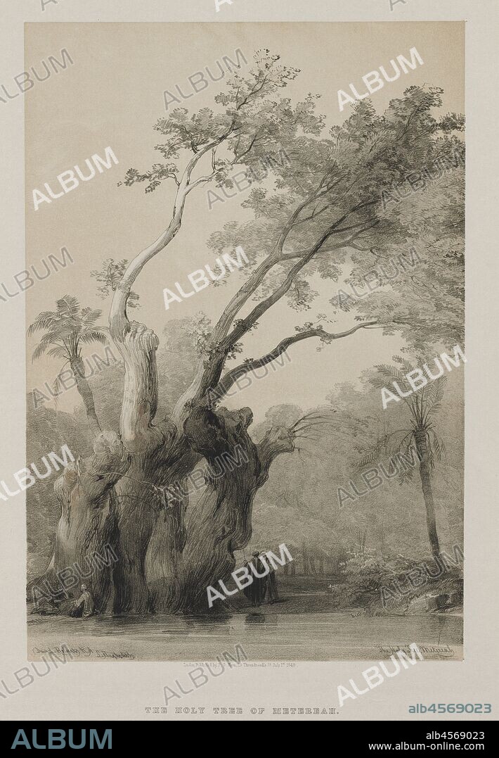 Egypt and Nubia, Volume III: The Holy Tree of Metereah, 1849.
