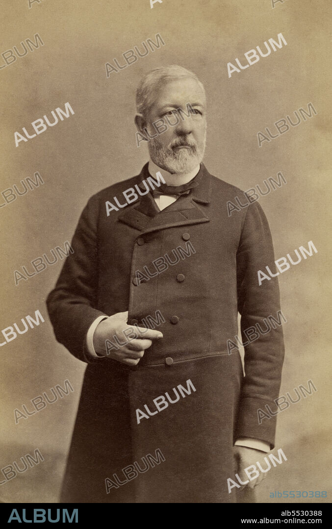 James G. Blaine (1830-1893), American Republican Politician, represented Maine in U.S. House of Representatives 1863-76, served as Speaker of U.S. House of Representatives 1869-75, U.S. Senator 1876-1881, U.S. Secretary of State 1881-81, 1889-92, three-quarter length Portrait, David H. Anderson, 1884.