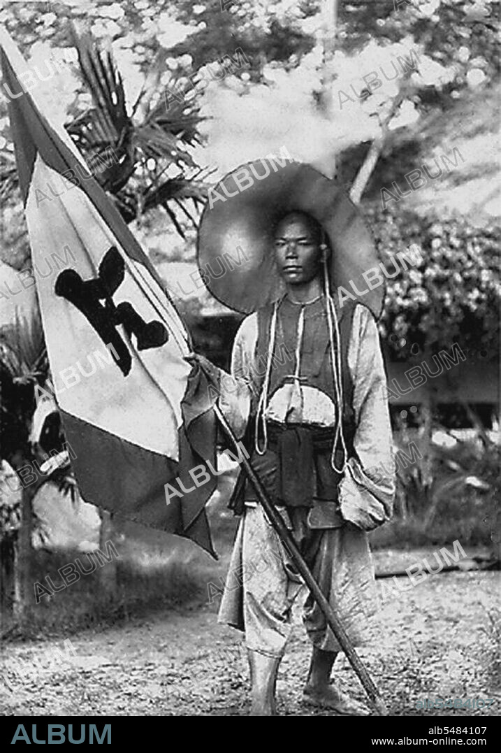 The Black Flag Army (Chinese: Heiqi Jun) was a remnant of a bandit group who may have been former Taiping rebels that crossed the border from Guangxi province of China into Upper Tonkin, in the Empire of Annam (Vietnam) in 1865. They became known mainly for their fights against French forces in cooperation with both Vietnamese and Chinese authorities. The Black Flag Army is so named because of the preference of its commander, Liu Yongfu, for using black command flags.