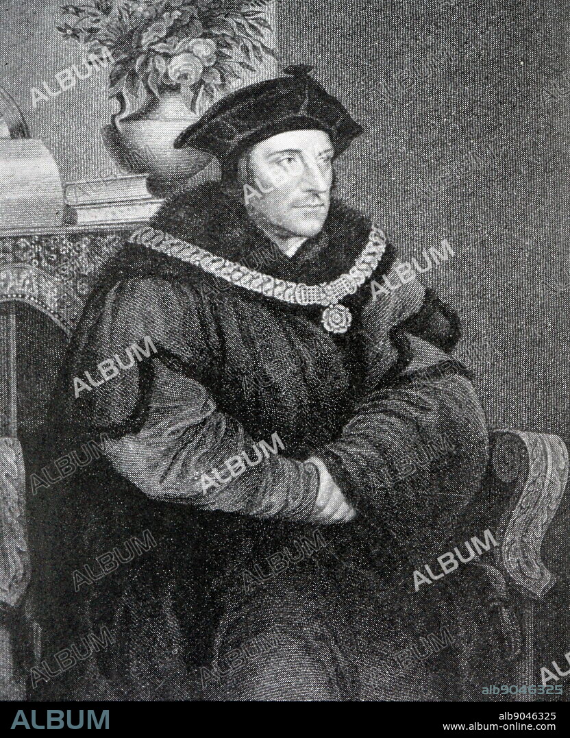Sir Thomas More, from a painting by Holbein. Sir Thomas More (7 February 1478 - 6 July 1535), venerated in the Catholic Church as Saint Thomas More, was an English lawyer, judge, social philosopher, author, statesman, and noted Renaissance humanist. He also served Henry VIII as Lord High Chancellor of England from October 1529 to May 1532.