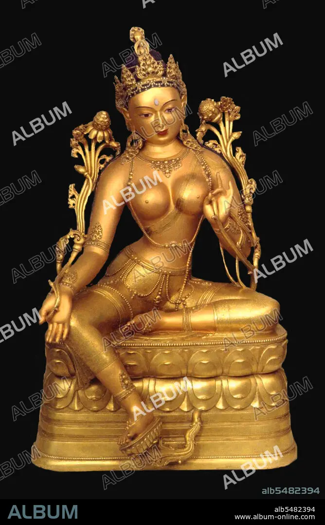 Siyama (Green) Tara by Ondor Gegeen Zanabazar,17th century