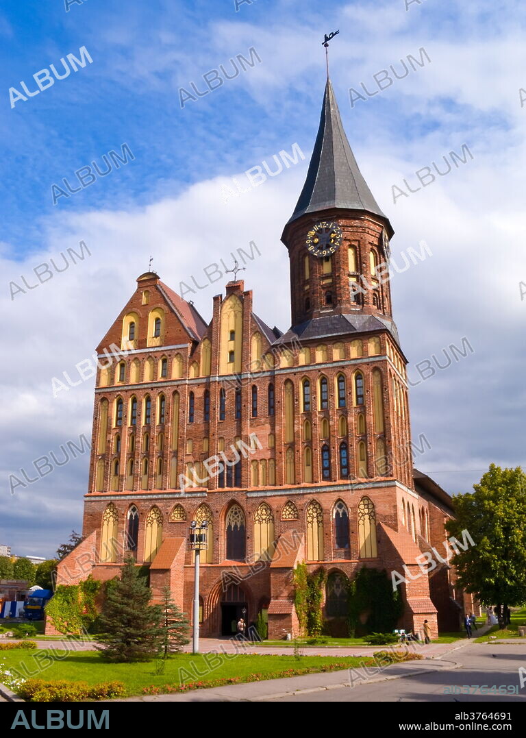 Cathedral on Kant's Island, Kaliningrad (Konigsberg), Russia, Europe.
