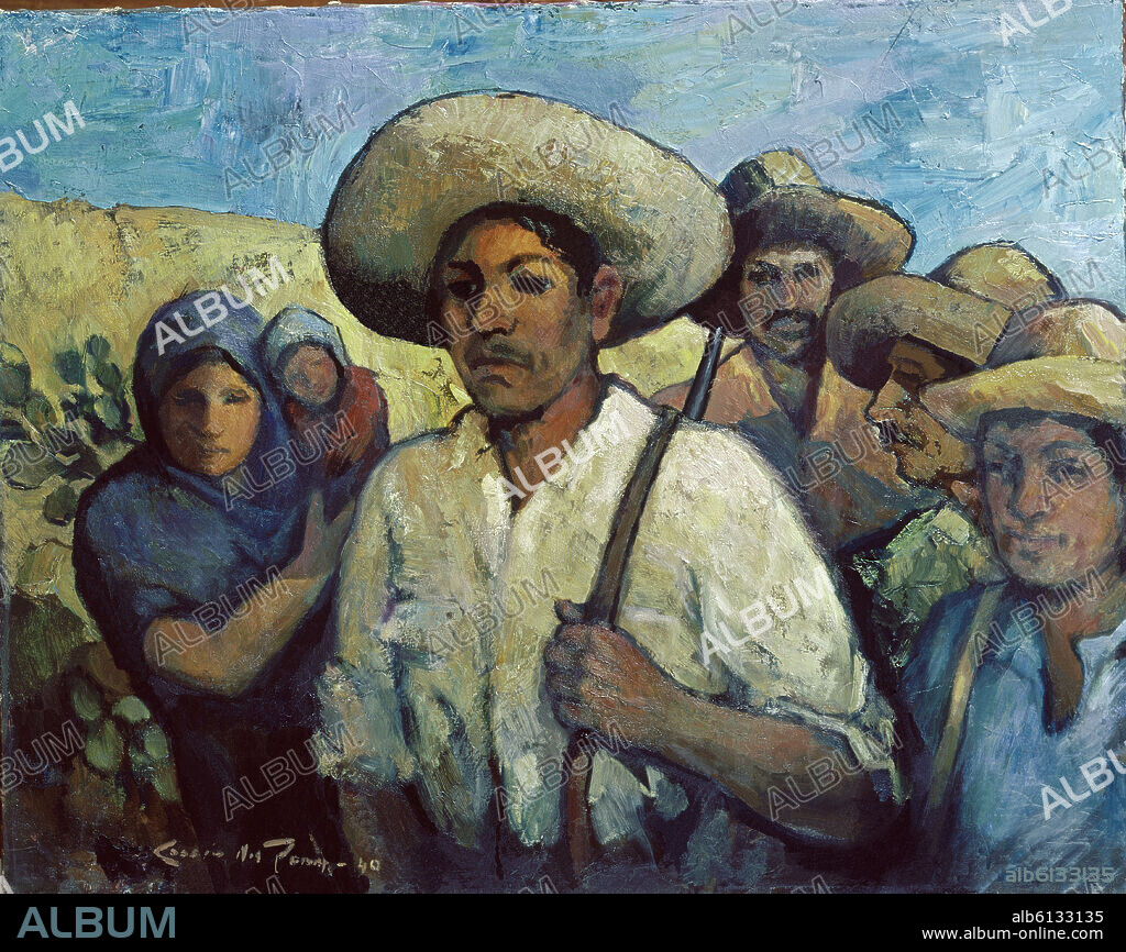 FELIPE COSSIO DEL POMAR (1888-1981). GENTES DE MEXICO - SIGLO XX.